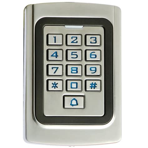 wired keypad in metal box for all 12v gate openers|ip68 keypad.